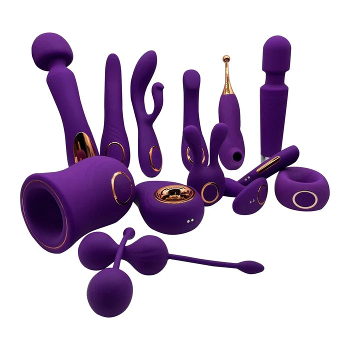 2 in 1 Double Headed Vibration Clitoris Sucker Massage Orgasm Pen Masturbator Sex Toys Nipple Sucking Vibrator