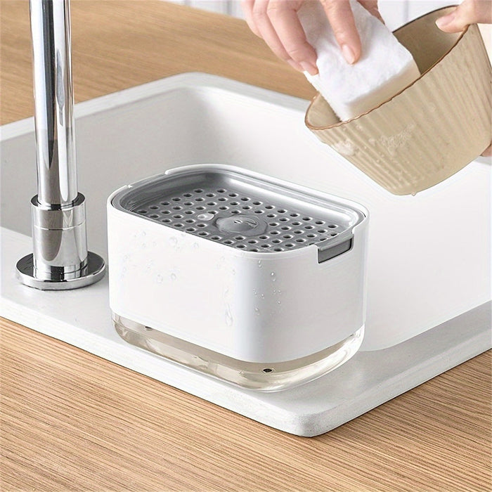 2-in-1 Soap Dispenser & Sponge Holder