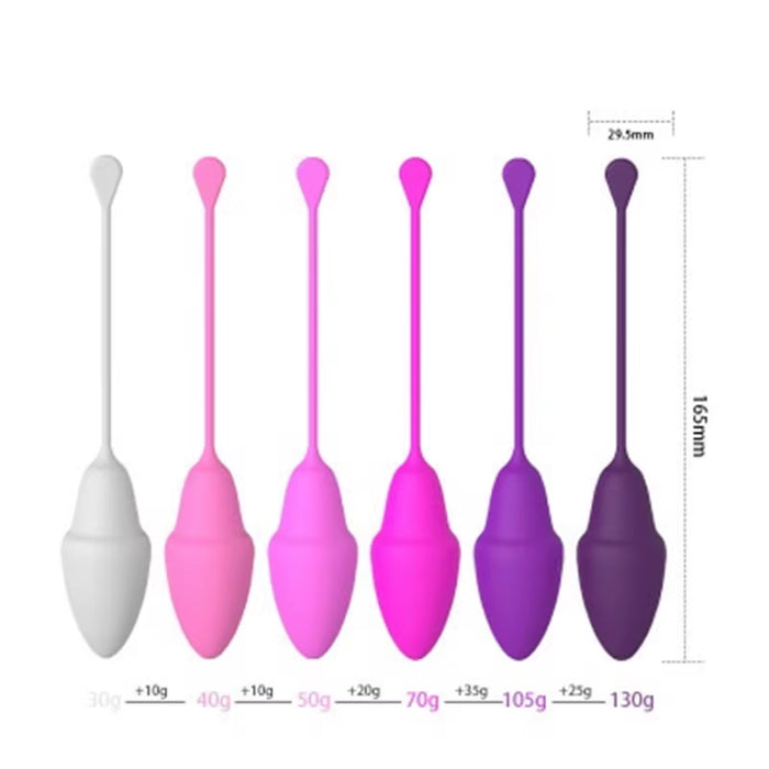 6Pcs of Pelvic Floor Muscle Tightening Kits Home Use Vaginal Contraction Ball Kegel Exercise System