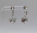 925 Sterling Silver Heart Drop Earrings