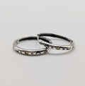 925 Sterling Silver Mid-Sized Moon and Star Hoop Earrings with Clear, Blue & Orange Zirconia