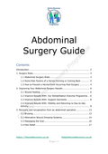 Abdominal Surgery Guide
