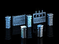 Adrian-3DP4U - Fence / Wall Set Straight - 28mm