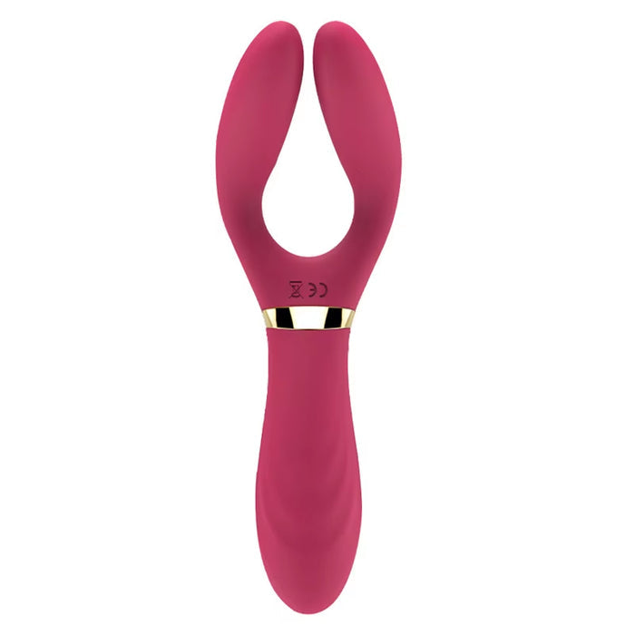 Adult Supplies Wholesale Rechargeable Y-Type Couple Vibrator Nipple Clit Massager Female Masturbation