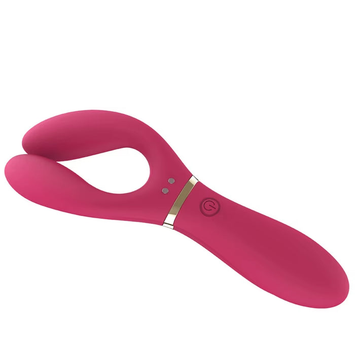 Adult Supplies Wholesale Rechargeable Y-Type Couple Vibrator Nipple Clit Massager Female Masturbation
