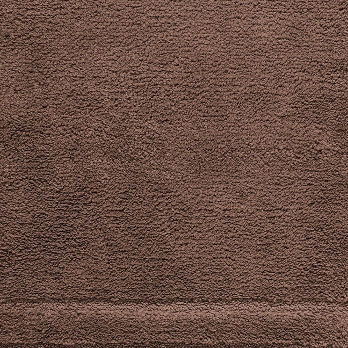 Airsoft Polyester Large Bath Mat, 1539 GSM, Solid, Dark Brown