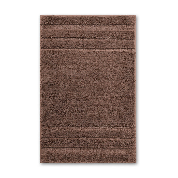Airsoft Polyester Large Bath Mat, 1539 GSM, Solid, Dark Brown