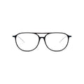 Ambitious Aviator Acetate Hybrid Eyeglasses Frame - Front View | LUKNFIL