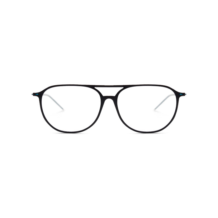 Ambitious Aviator Acetate Hybrid Eyeglasses Frame - Front View | LUKNFIL