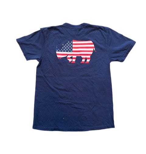 American Rhino Clothing Navy / Small American Rhino T-Shirt