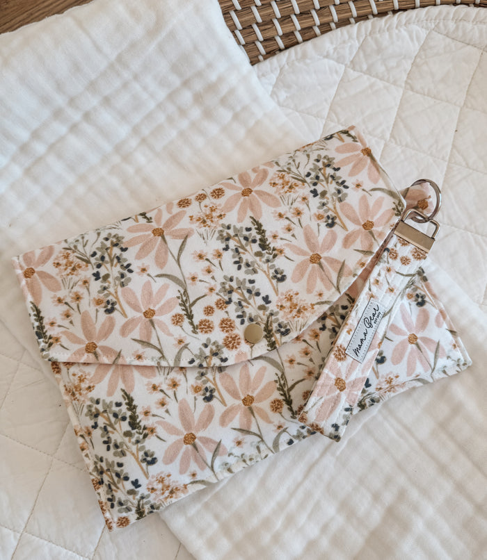 Baby Shower Gift Nappy Wallet | Pastel Meadow