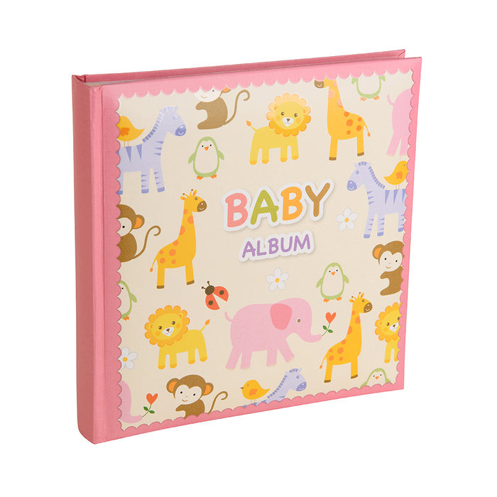 Baby Zoo Photo Album with Keepsake Box