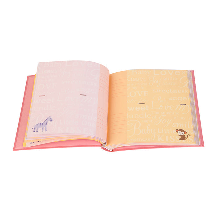 Baby Zoo Photo Album with Keepsake Box
