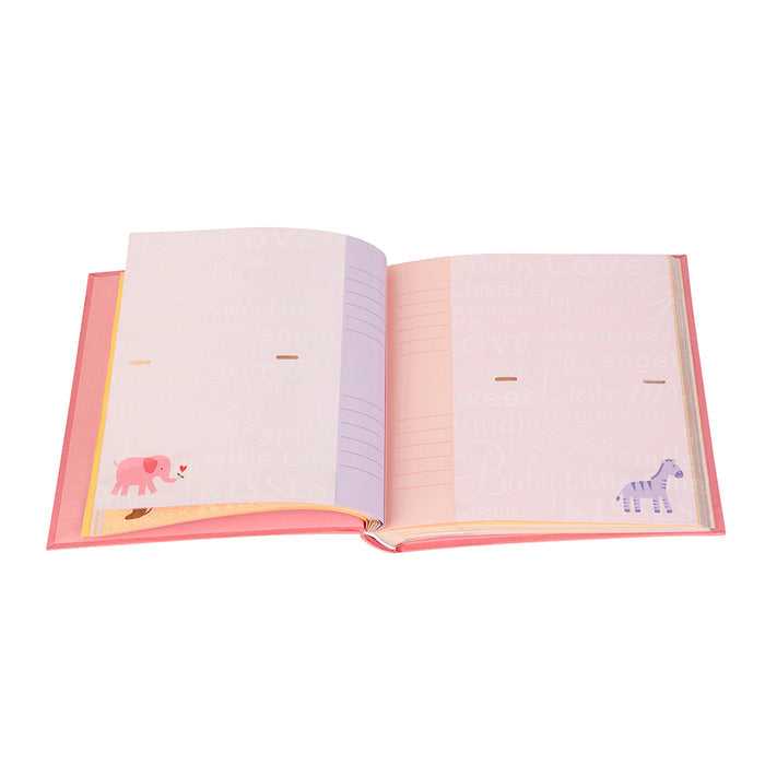 Baby Zoo Photo Album with Keepsake Box