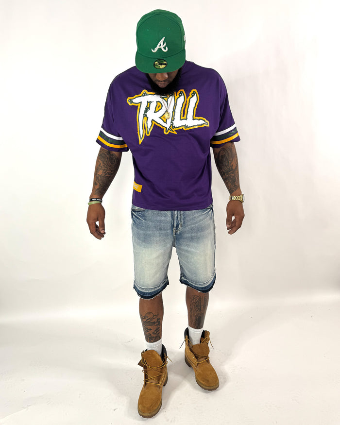 Big Trill Tee (Oversized) - Orange/Green/White