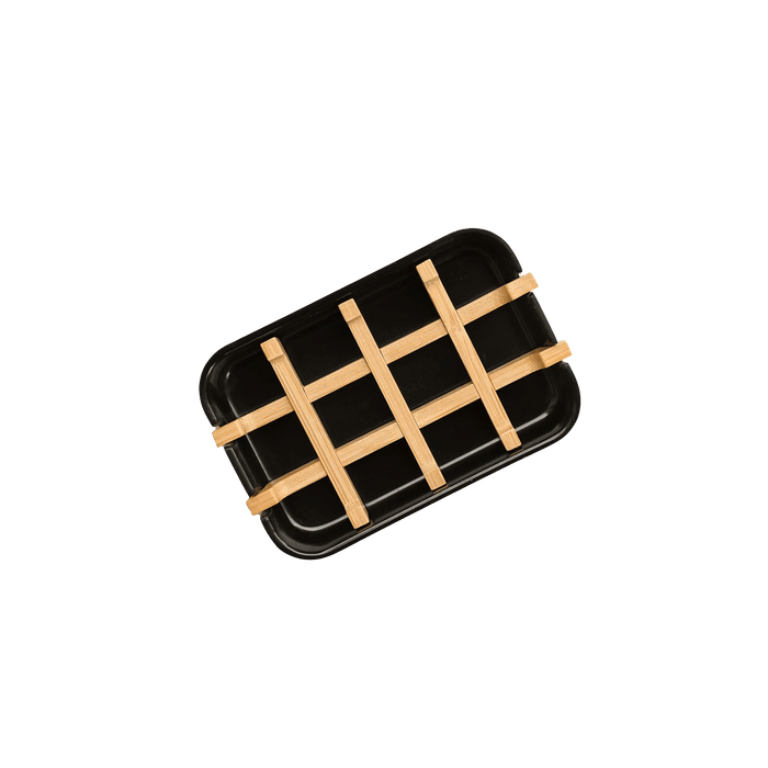 Earth Ahead Black Bamboo Soap Dish