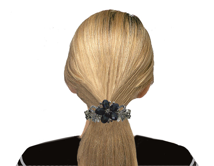 Blarge0052-D Bella Dozen-Pack Gorgeous Barrettes Colorful Beads Sparkly Crystals for Thick Hair U86012-0052-D