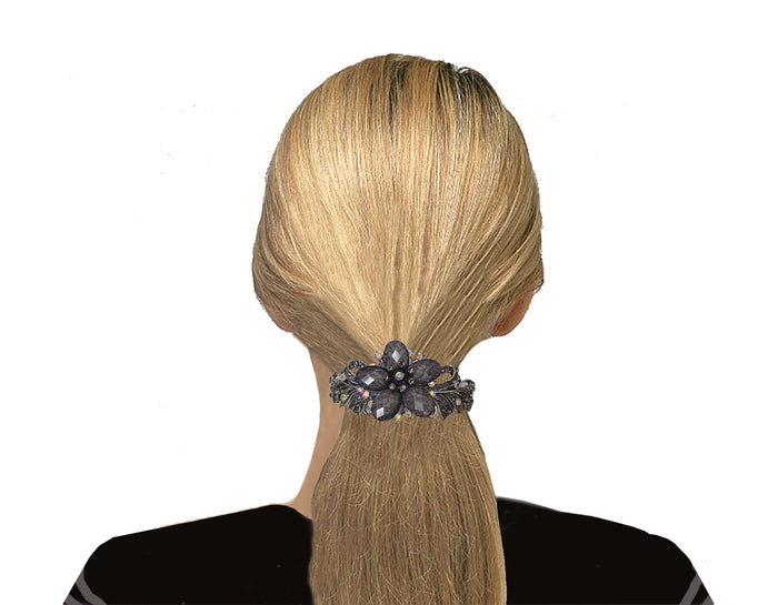 Blarge0052-D Bella Dozen-Pack Gorgeous Barrettes Colorful Beads Sparkly Crystals for Thick Hair U86012-0052-D