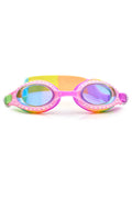 Rainbow kids goggles with bedazzles.