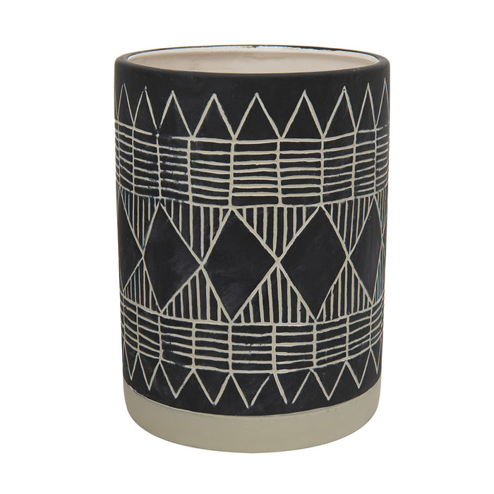 Blue Ceramic Plant Pot