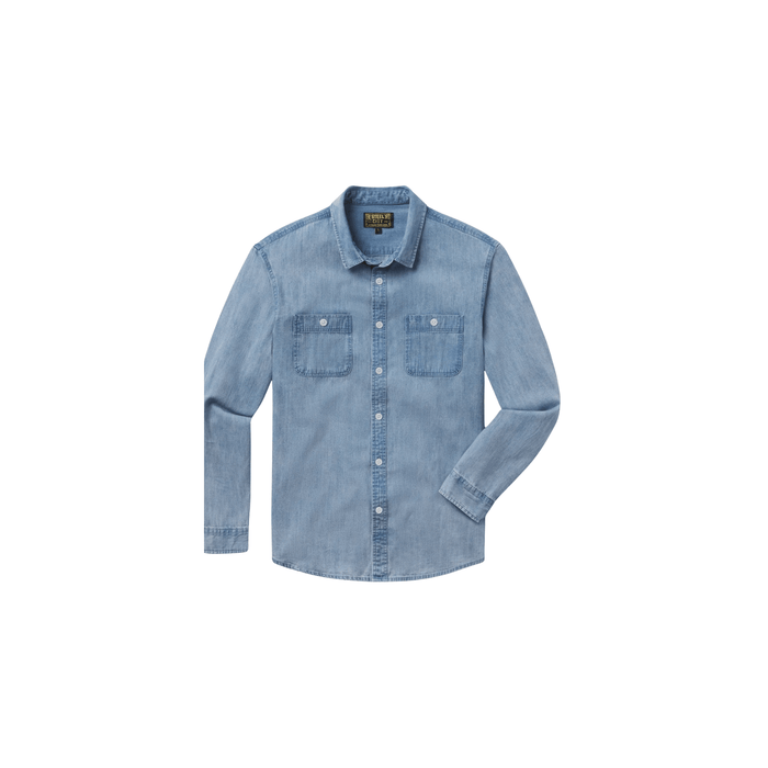 Steel City SHOP Blue Chambray Shirt