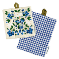 Paper Farm Press Paper Farm Press - Blueberry Field Pot Holder Set