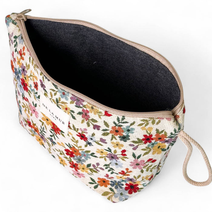 DE LA MUR LINE US Inc Bag Blum Jacquard Makeup Bag