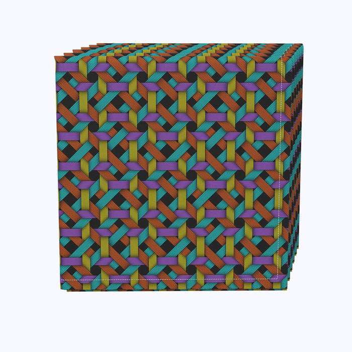 Braided Abstract Napkins
