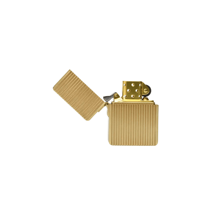 Curated Basics SHOP Brass Fluted Lighter
