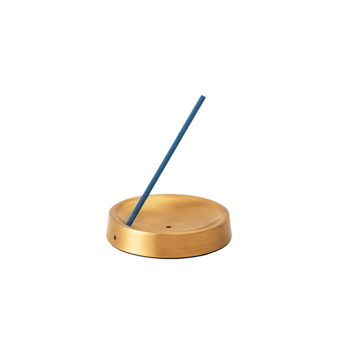 Fog Linen Work SHOP Brass Incense Stand Round
