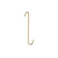Fog Linen Work Hardware Brass J Hooks, Long
