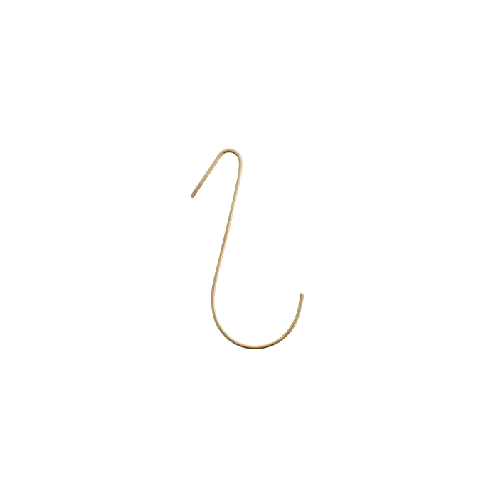 Fog Linen Work Hardware Large Brass J Hooks