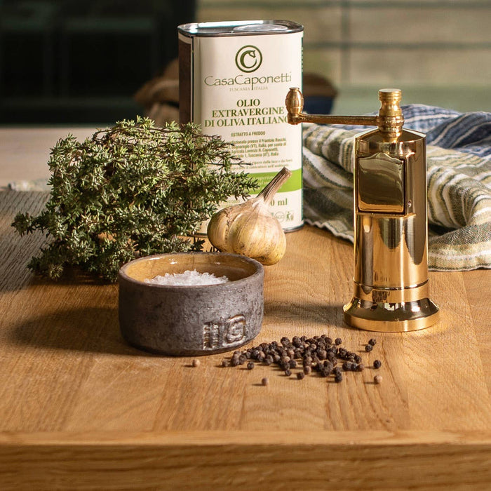 Rune-Jakobsen Design Rune-Jakobsen Design - 'Chefs Mate' - 5.3" brass pepper grinder