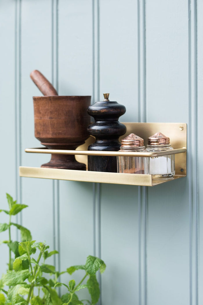 Fog Linen Work SHOP Brass Shelf