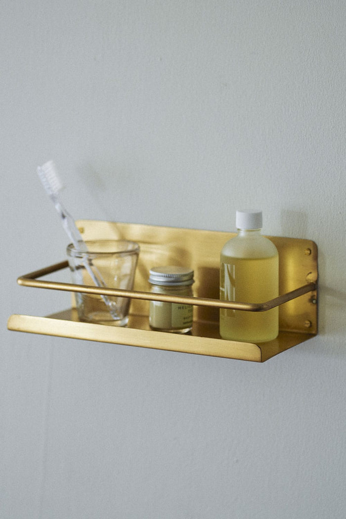 Fog Linen Work SHOP Brass Shelf