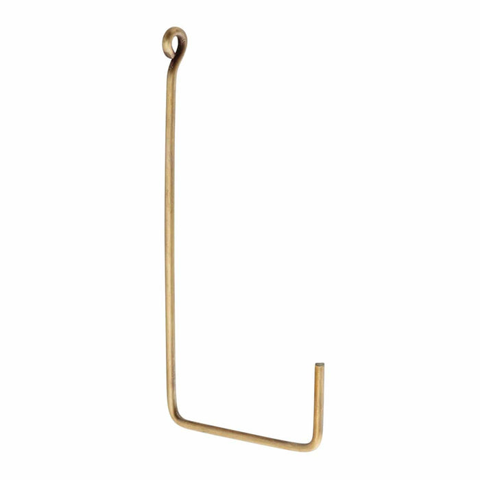 Fog Linen Work Hardware Large Brass Single Hook