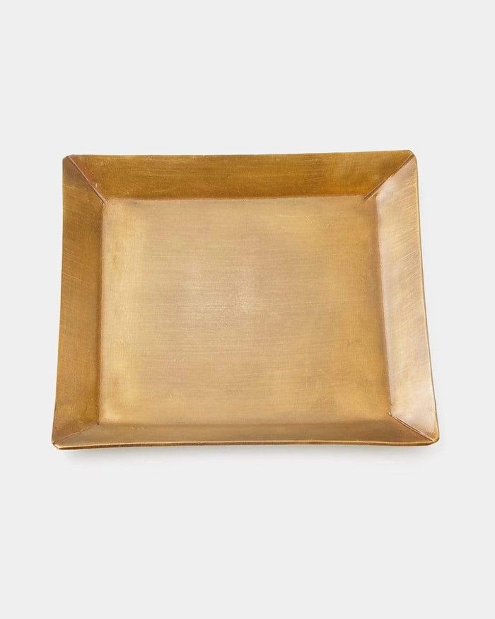 Fog Linen Work Accessory Brass Square Plate
