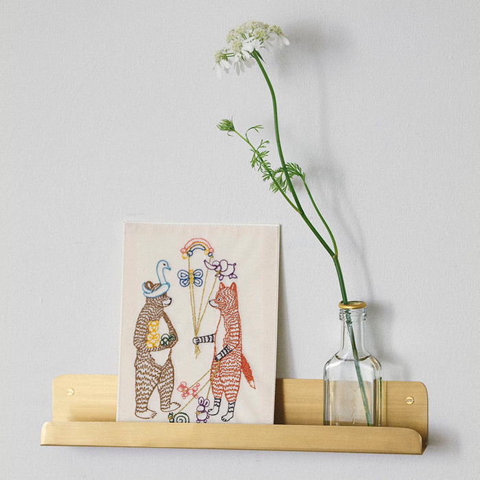 Fog Linen Work Wall Decor Brass Wall Shelf