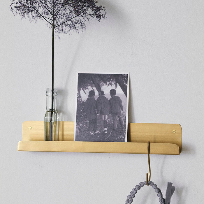 Fog Linen Work Wall Decor Brass Wall Shelf
