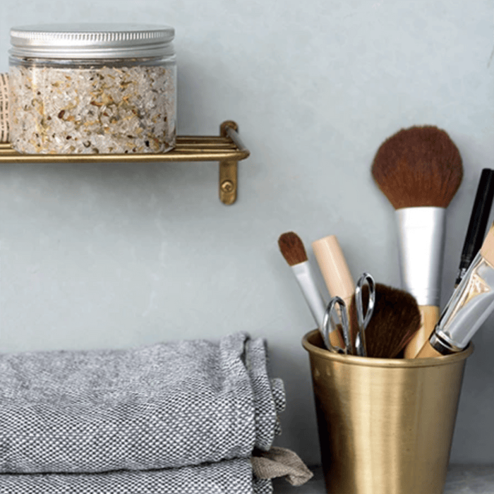 Fog Linen Work Hardware Brass Wire Shelf