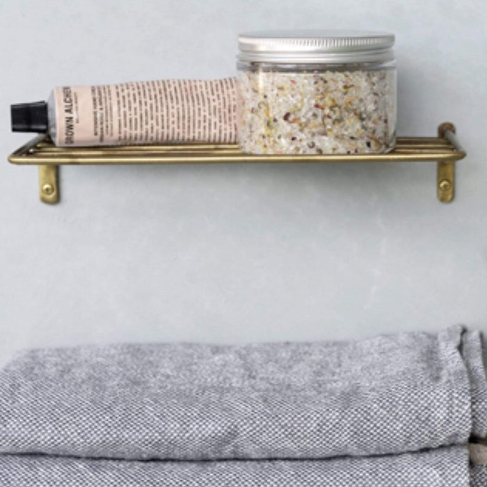 Fog Linen Work Hardware Brass Wire Shelf