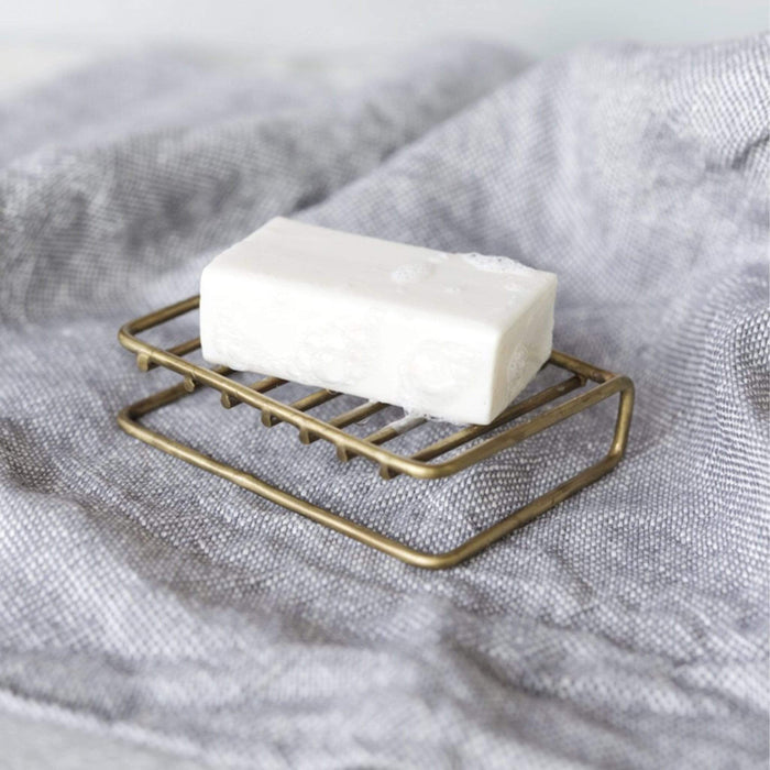 Fog Linen Work Accessory Brass Wire Soap Stand