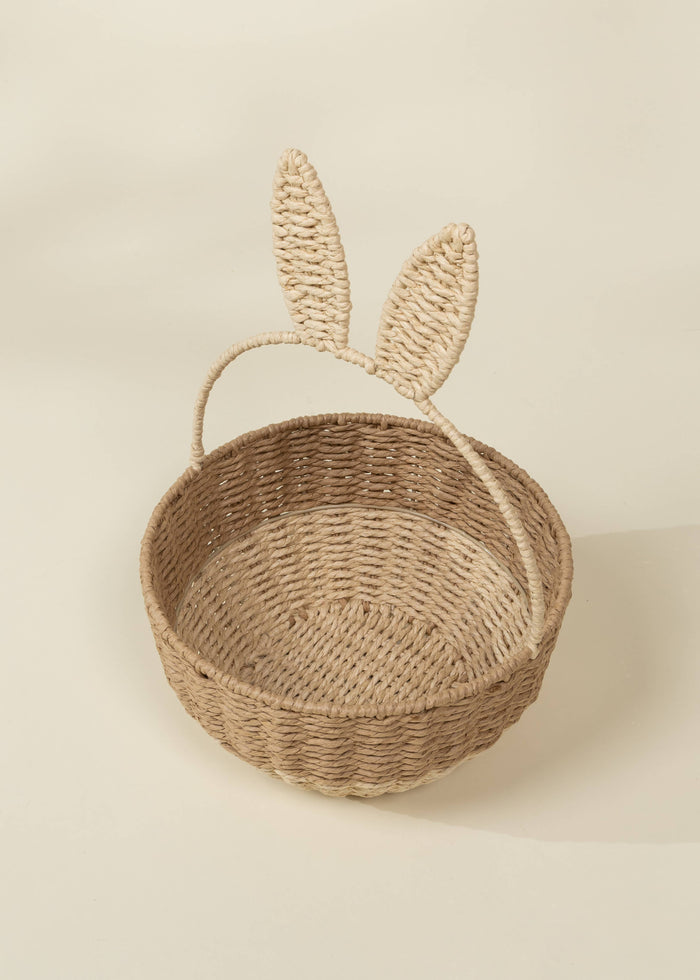 Coco Village Baskets Bunny Ears Basket, Medium