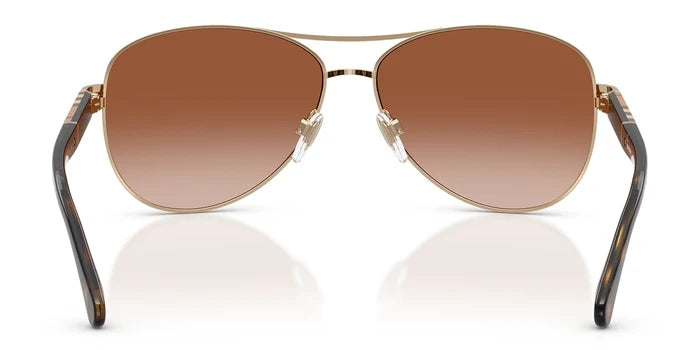 Burberry BE3080-Light Gold / Gradient Brown