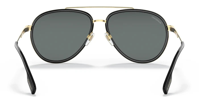 Burberry BE3125-Gold / Grey Polarized