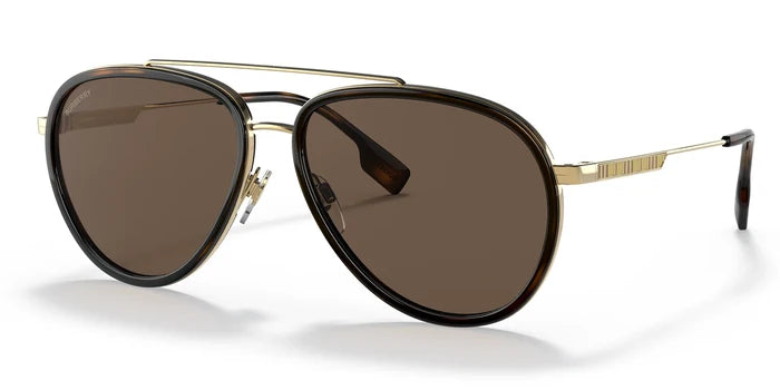 Burberry BE3125-Gold With Brown Lenses