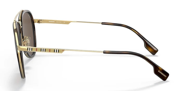 Burberry BE3125-Gold With Brown Lenses