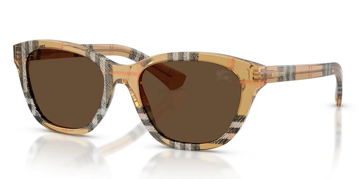 Burberry BE4486-Check Sand / Brown Lenses