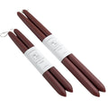 Mo&Co Home Candle 10" Burgundy Beeswax Dipped Taper Candles