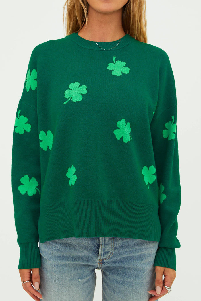 Callie Sweater Clover Green